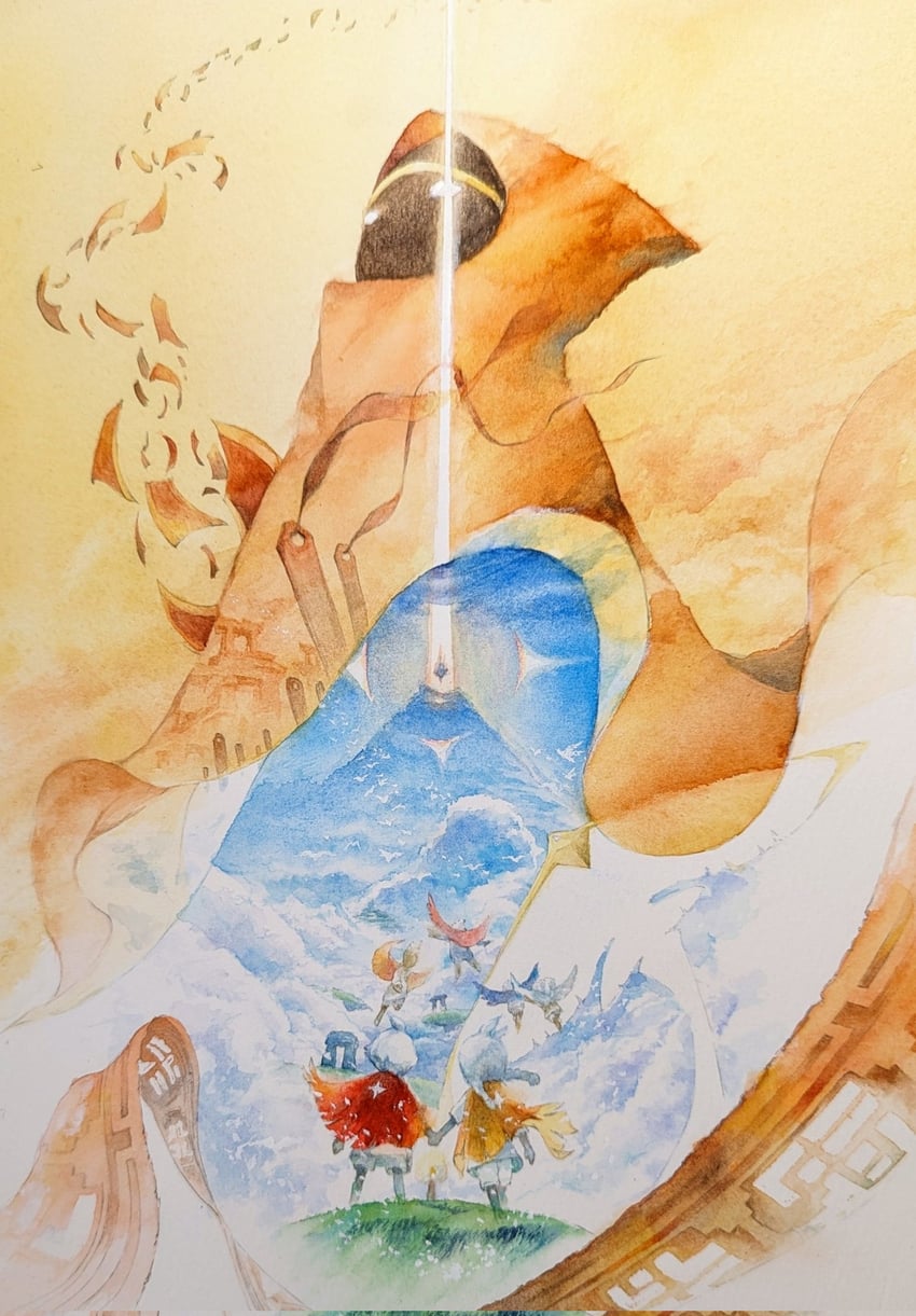 traveler (sky: children of the light and 1 more) drawn by s.tokimura