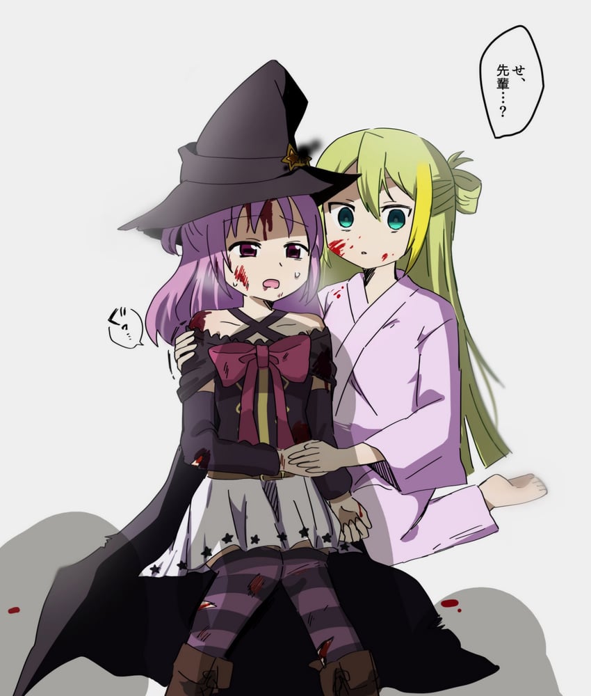 alina gray and misono karin (mahou shoujo madoka magica and 1 more) drawn by matcha_(sdsk5275)