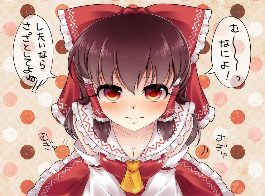 hakurei reimu (touhou) drawn by haruki_(colorful_macaron)