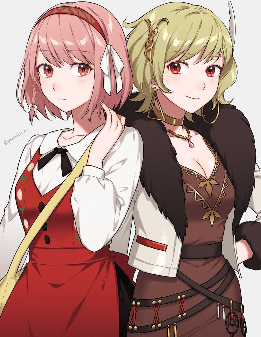lapis and citrinne (fire emblem and 1 more) drawn by shamu_(peach11_01)