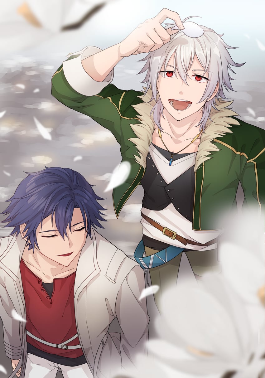 rean schwarzer and crow armbrust (eiyuu densetsu and 2 more) drawn by ecriture