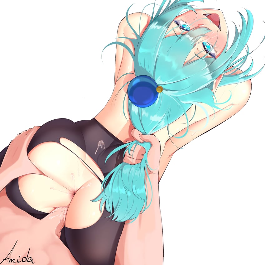 aqua (kono subarashii sekai ni shukufuku wo!) drawn by amidasketchbook