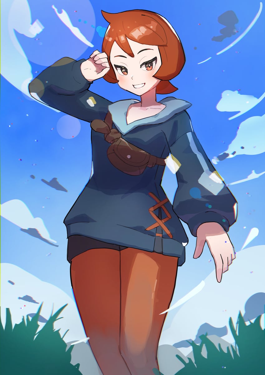 arezu (pokemon and 1 more) drawn by chaki_illustrator