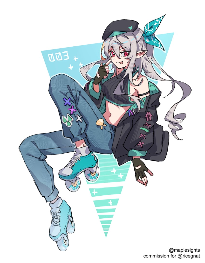 pomu rainpuff (nijisanji and 1 more) drawn by maplesights