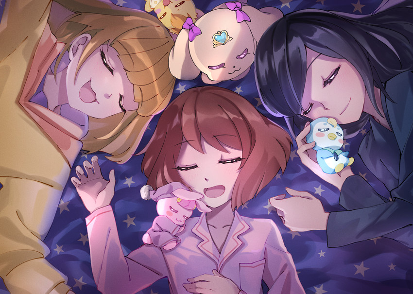hanadera nodoka, hiramitsu hinata, sawaizumi chiyu, rabirin, nyatoran, and 2 more (precure and 1 more) drawn by kmcho_902