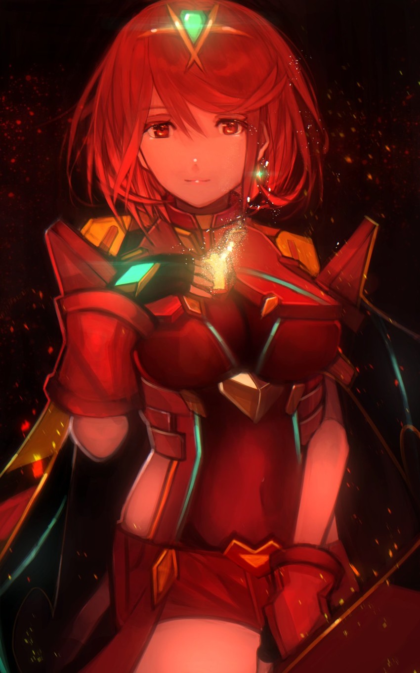 pyra (xenoblade chronicles and 1 more) drawn by tarbo_(exxxpiation)