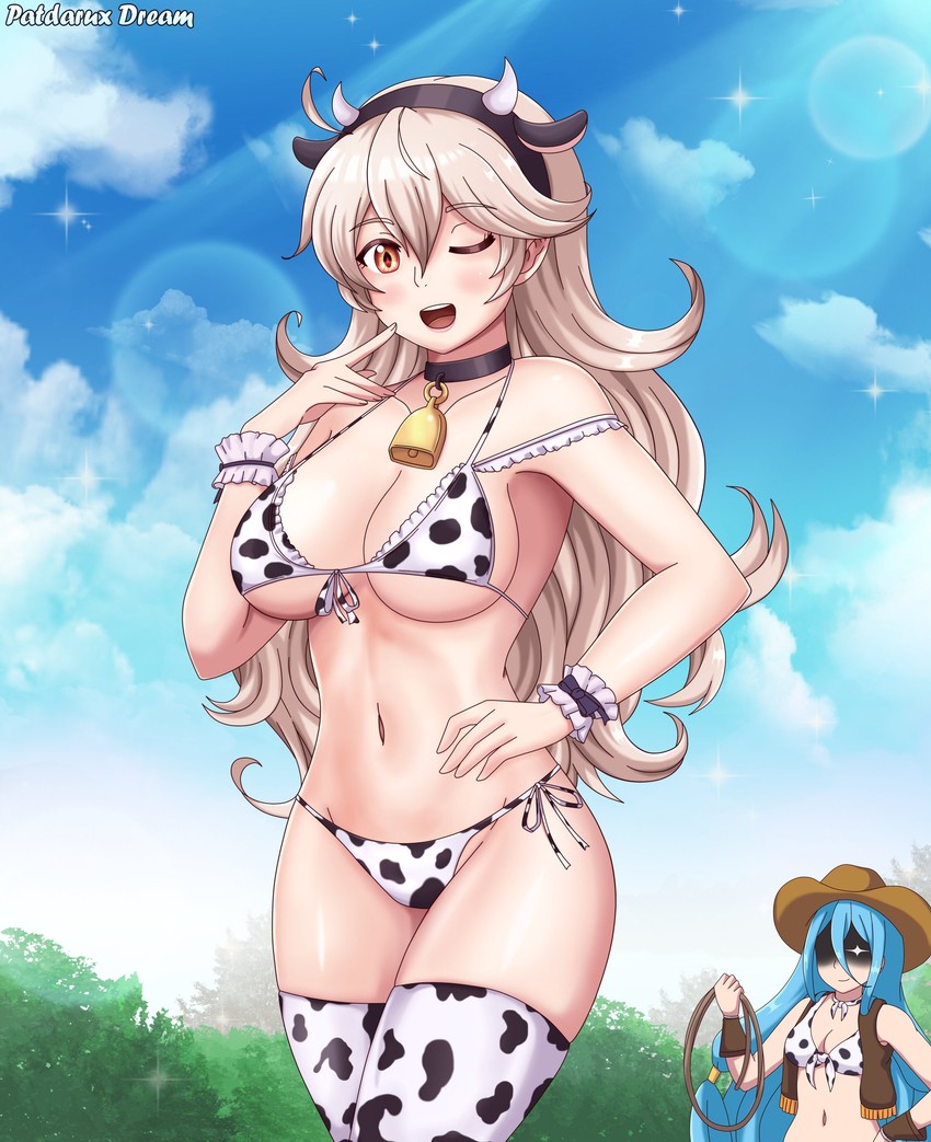 female corrin and azura (fire emblem and 1 more) drawn by patdarux