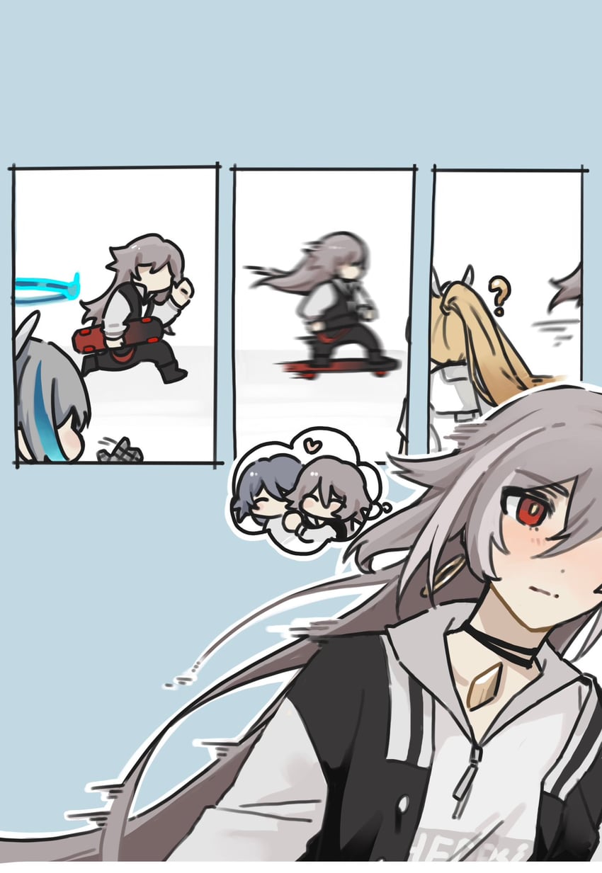 fu hua, bronya zaychik, herrscher of sentience, and durandal (honkai and 1 more) drawn by michuan_ximo