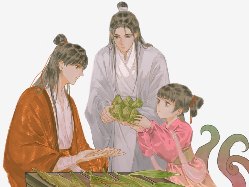 li huowang, zhuge yuan, and li sui (dao gui yi xian) drawn by fishandwine