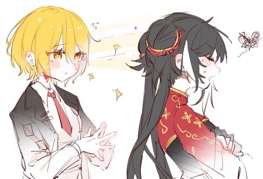 don quixote and jia xichun (project moon and 1 more) drawn by add1ct1on