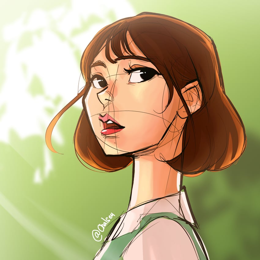 eunha (real life and 1 more) drawn by chalseu