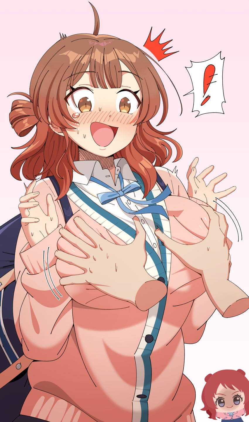 hanami ume and hanami saki (idolmaster and 1 more) drawn by mizuhara_kou