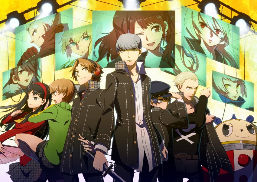 narukami yu, shirogane naoto, satonaka chie, aigis, kujikawa rise, and 8 more (persona and 3 more) drawn by shion_(kizuro)