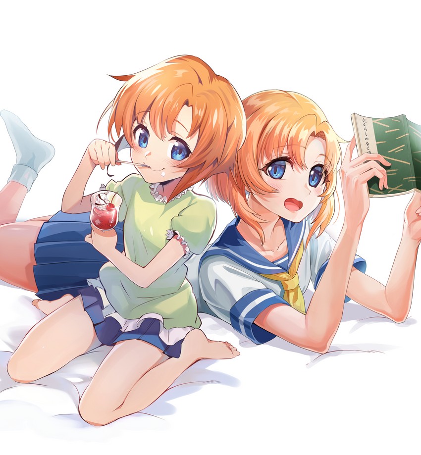 ryuuguu rena (higurashi no naku koro ni) drawn by nakayama_yuuji