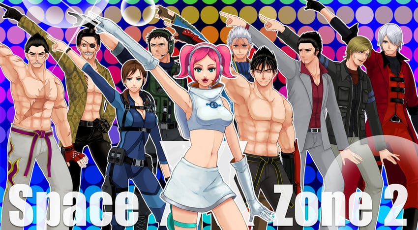 dante, leon s. kennedy, jill valentine, chris redfield, vergil, and 5 more (resident evil and 12 more) drawn by sakura3914