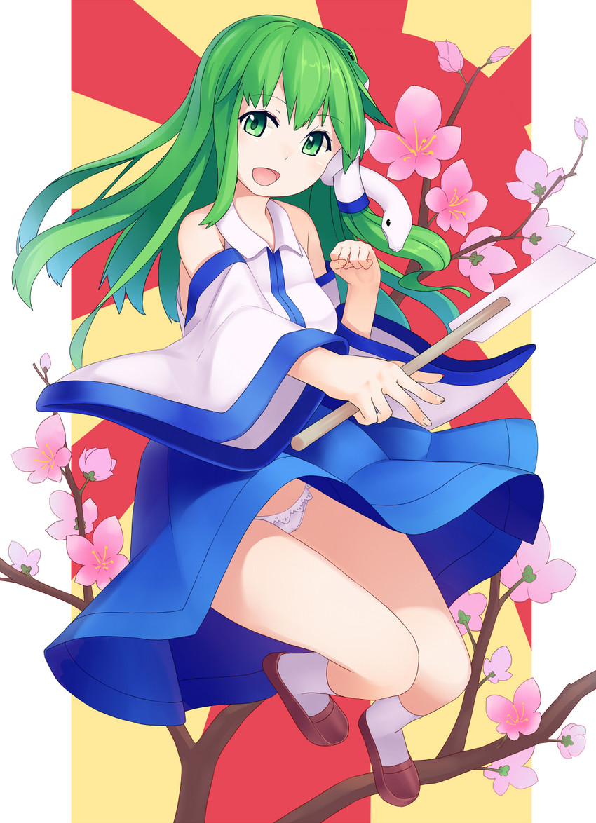 kochiya sanae (touhou) drawn by mikan_(bananoha)
