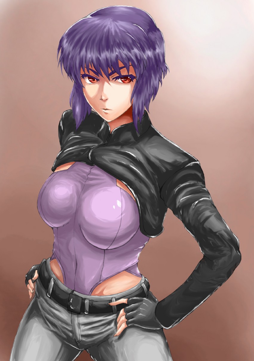 kusanagi motoko (ghost in the shell and 1 more) drawn by sunaipu_(age-zero)