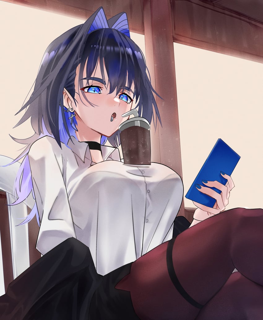 ouro kronii (hololive and 1 more) drawn by daaku_(koizumi_arata)