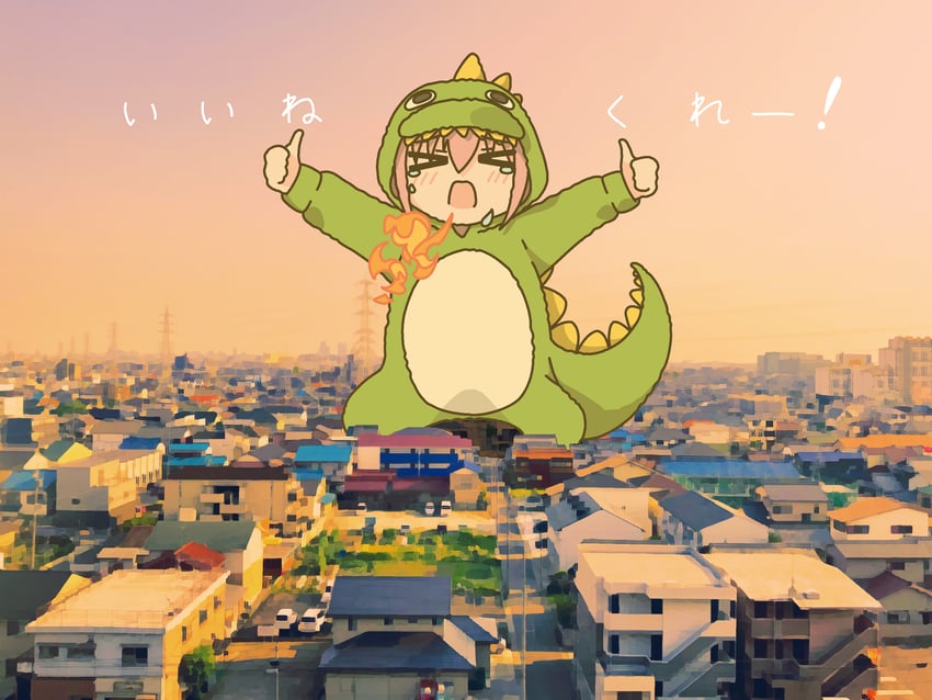 gotoh hitori (bocchi the rock!) drawn by emesan_desu