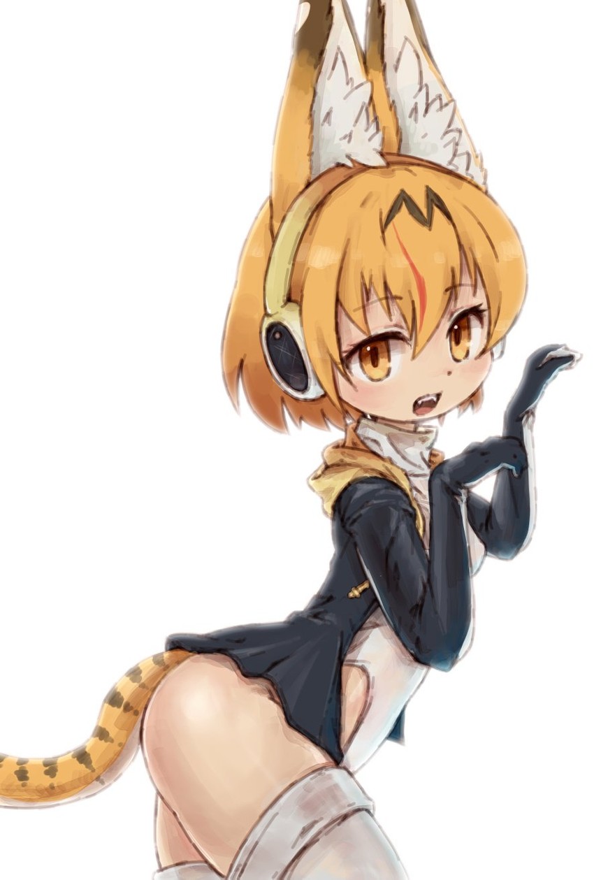 serval and emperor penguin (kemono friends) drawn by kolshica