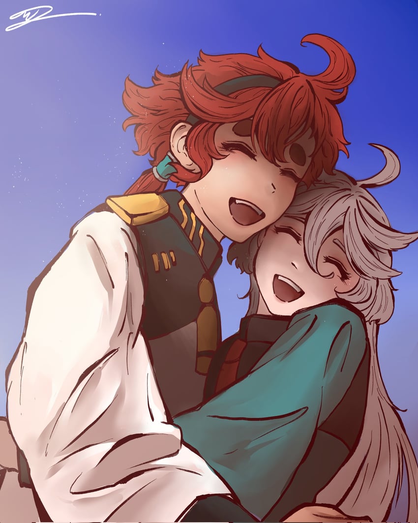 suletta mercury and miorine rembran (gundam and 1 more) drawn by suhanmooooo_kim