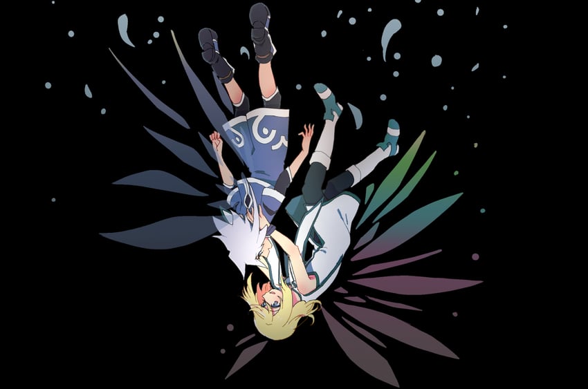 genis sage and mithos yggdrasill (tales of and 1 more) drawn by azuma_yukihiko