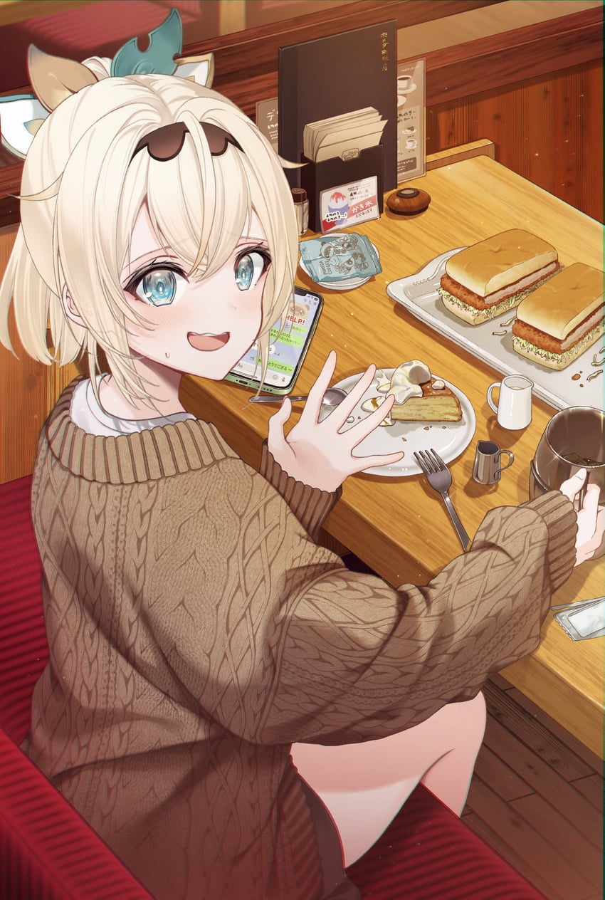 kazama iroha (hololive and 2 more) drawn by mamdtsubu