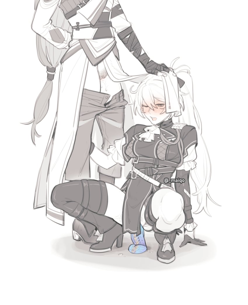 kiana kaslana and fu hua (honkai and 1 more) drawn by maiqo