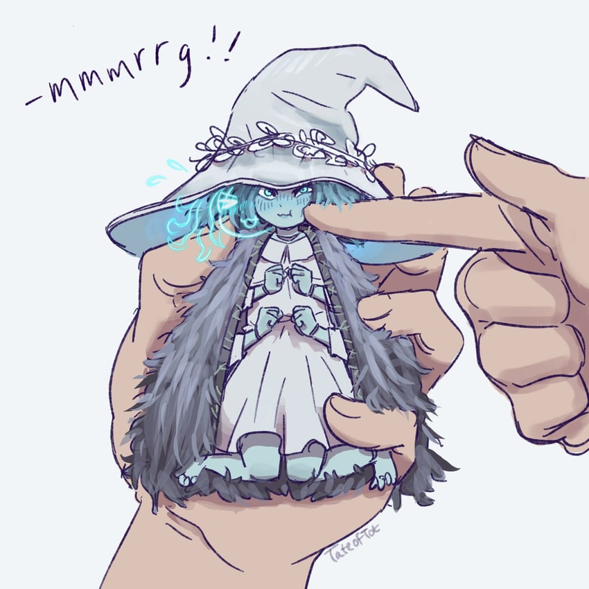 ranni the witch, tarnished, and miniature ranni (elden ring) drawn by tateoftot