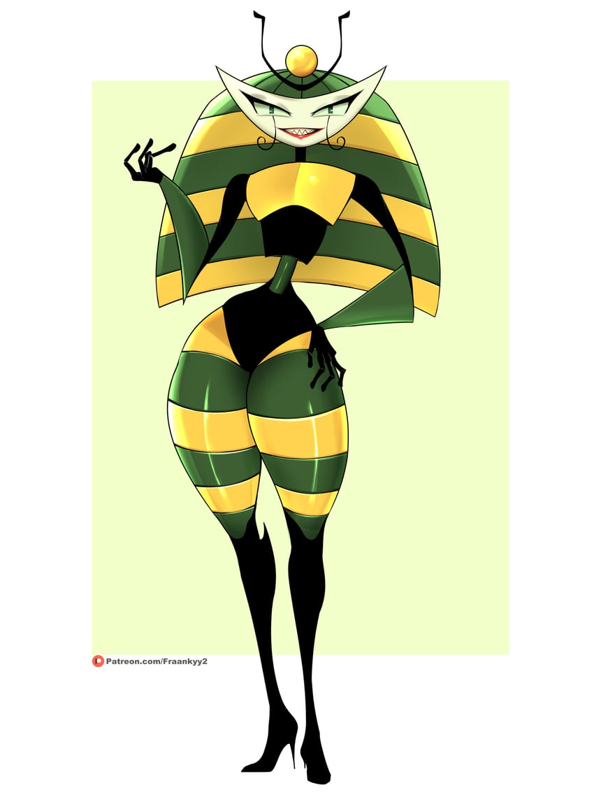queen vexus (my life as a teenage robot) drawn by fraankyy
