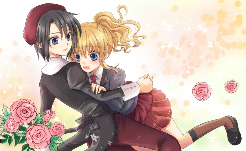 ushiromiya jessica and kanon (umineko no naku koro ni) drawn by maekawa_suu