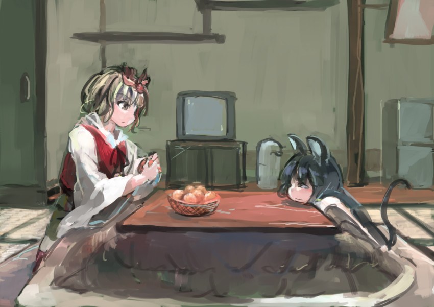 nazrin and toramaru shou (touhou) drawn by ichiba_youichi