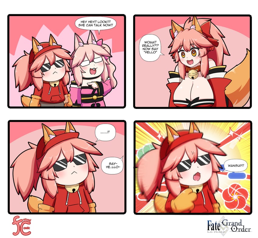 tamamo, tamamo cat, and koyanskaya (fate and 1 more) drawn by keita_naruzawa