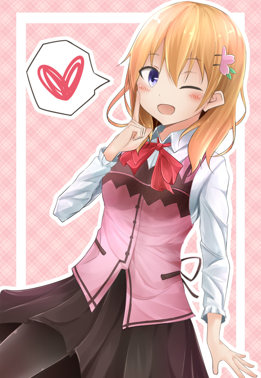 hoto cocoa (gochuumon wa usagi desu ka?) drawn by tateishi_kureha