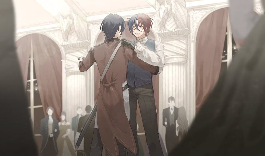 male alear and alcryst (fire emblem and 1 more) drawn by ramuniku_ooo