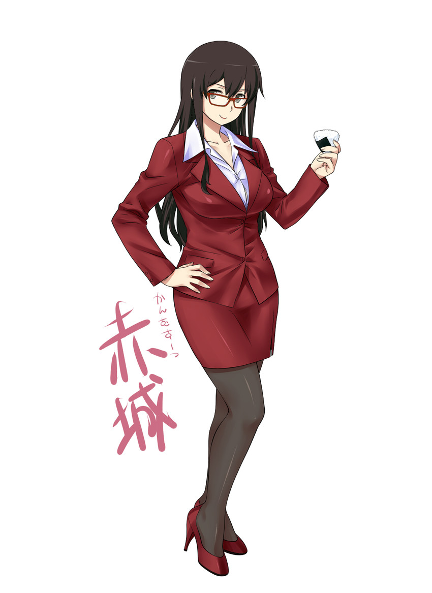 akagi (kantai collection) drawn by shoumaru_(gadget_box)