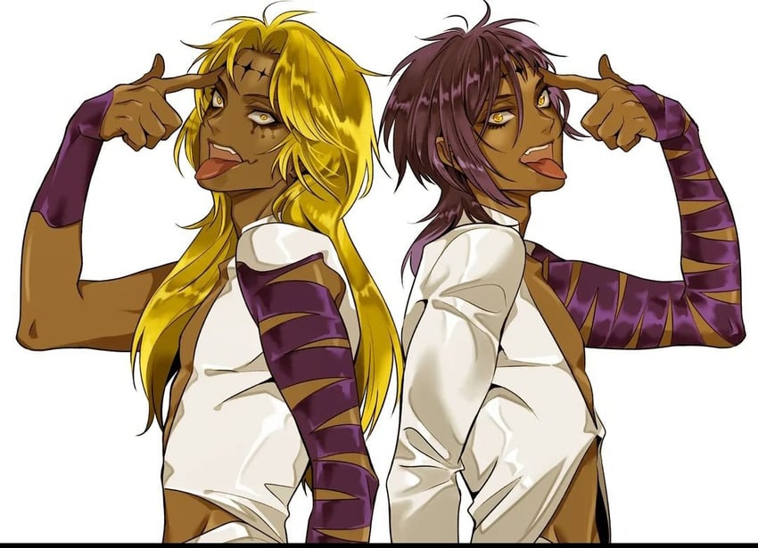 devit and jasdero (d.gray-man) drawn by hoshino_katsura