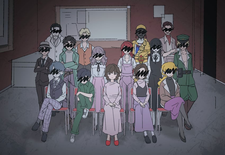 marina, levi, daan, karin, abella, and 9 more (fear & hunger and 1 more) drawn by shygirl21342