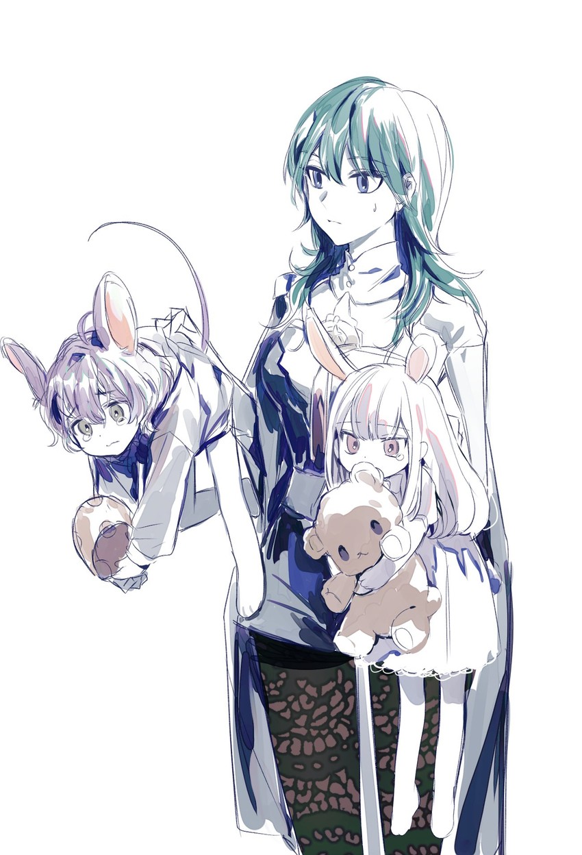 female byleth, lysithea von ordelia, and bernadetta von varley (fire emblem and 1 more) drawn by fresa_pie