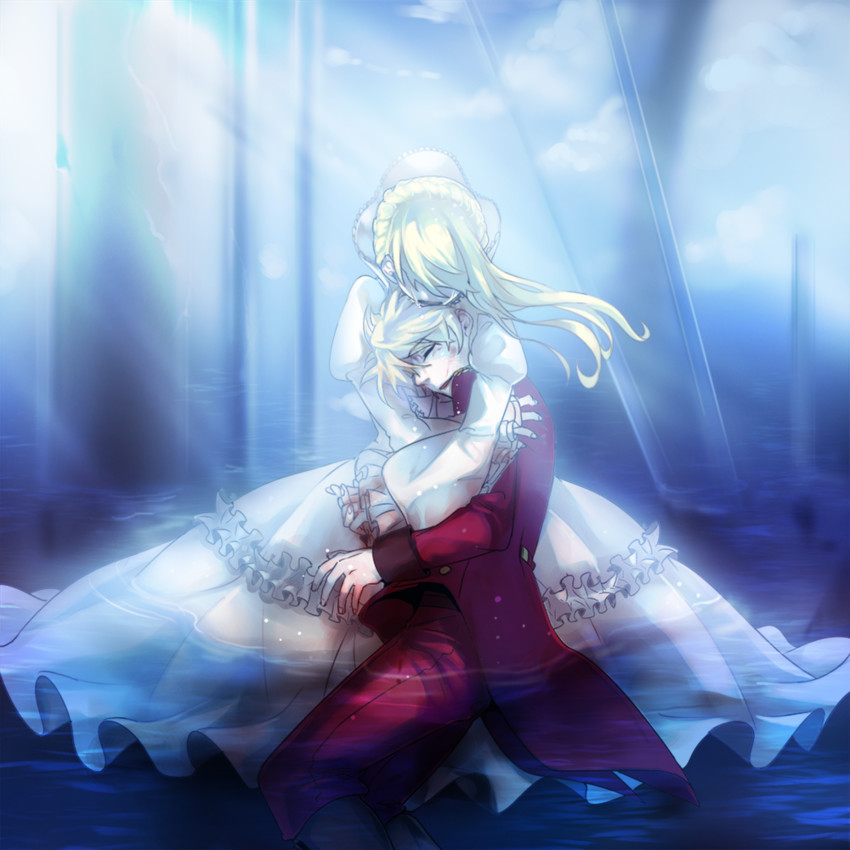 slaine troyard and asseylum vers allusia (aldnoah.zero) drawn by daho