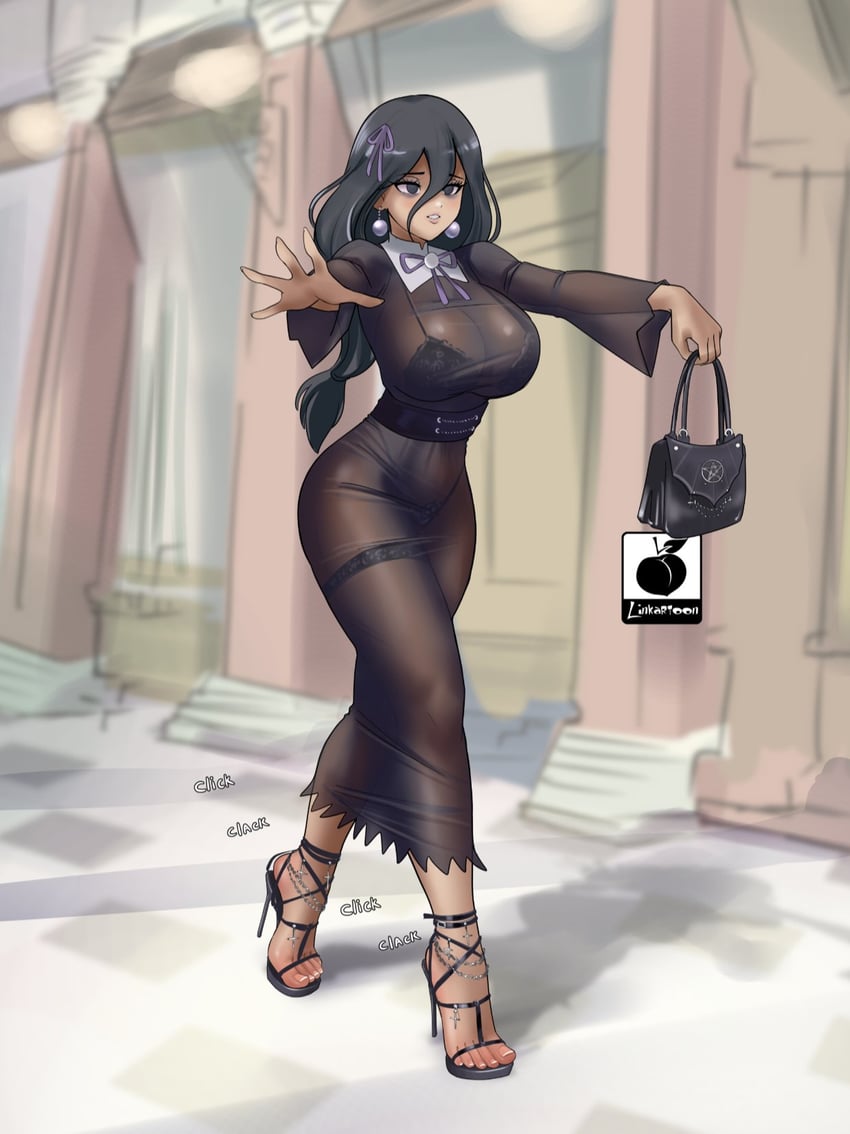 hex maniac (pokemon and 1 more) drawn by linkartoon