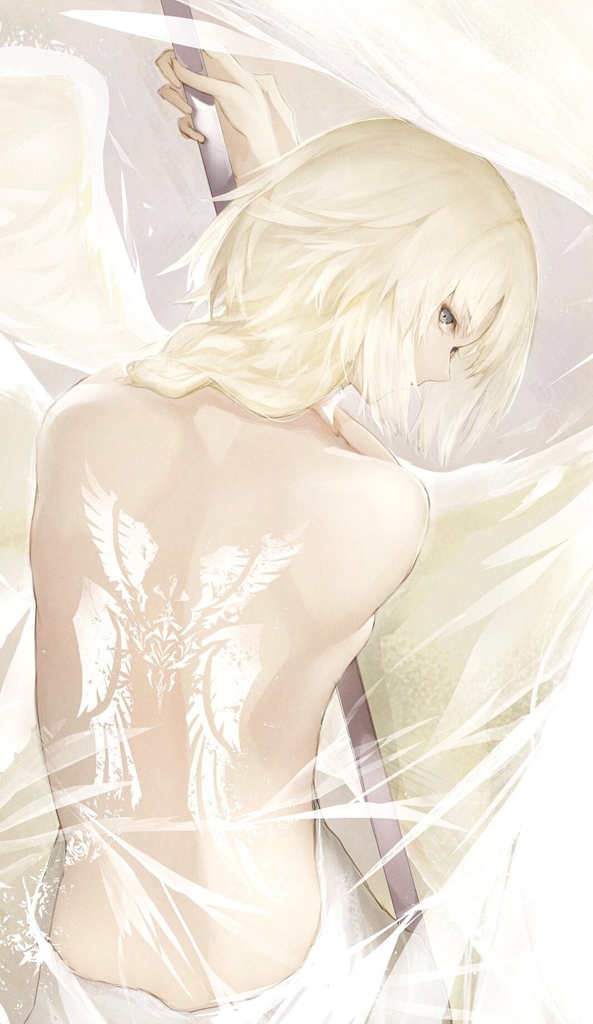 jeanne d'arc (fate and 2 more) drawn by marumoru