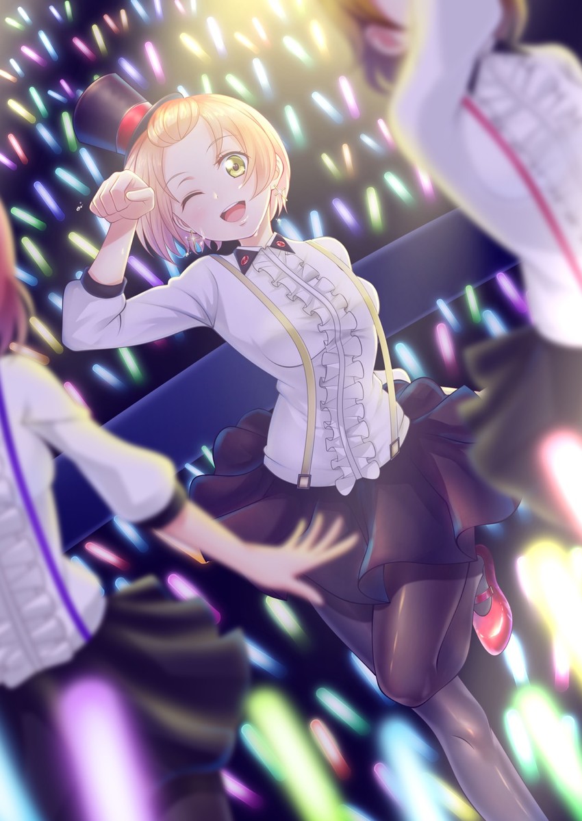nishikino maki, hoshizora rin, and koizumi hanayo (love live! and 2 more) drawn by ibuki_kai