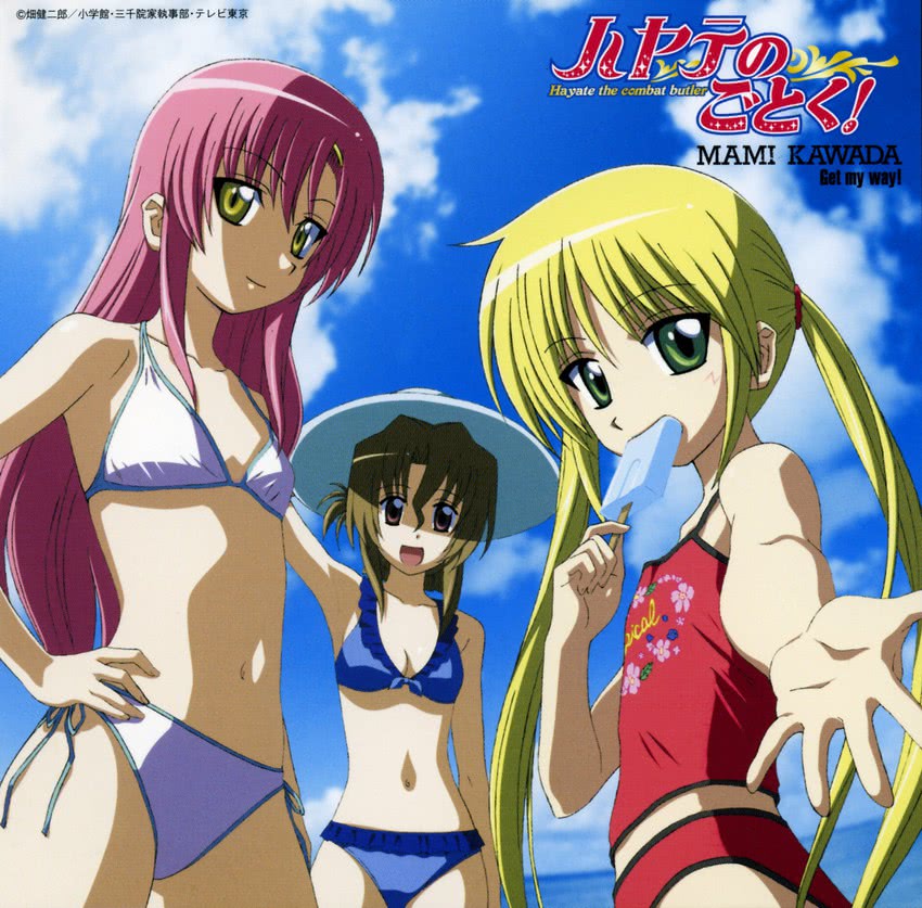 katsura hinagiku, sanzen'in nagi, and maria (hayate no gotoku!)