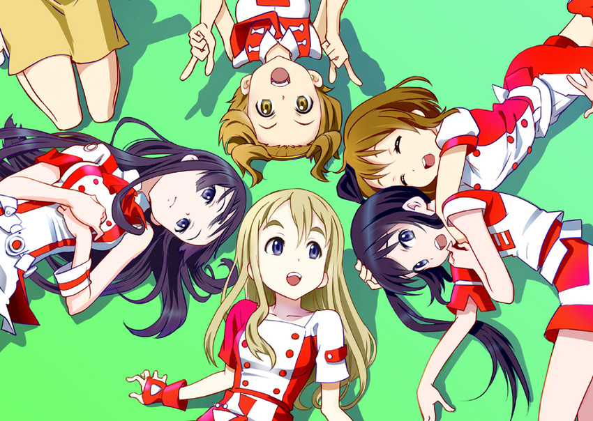 akiyama mio, nakano azusa, hirasawa yui, tainaka ritsu, kotobuki tsumugi, and 1 more (k-on!) drawn by sino_(rtlsino)