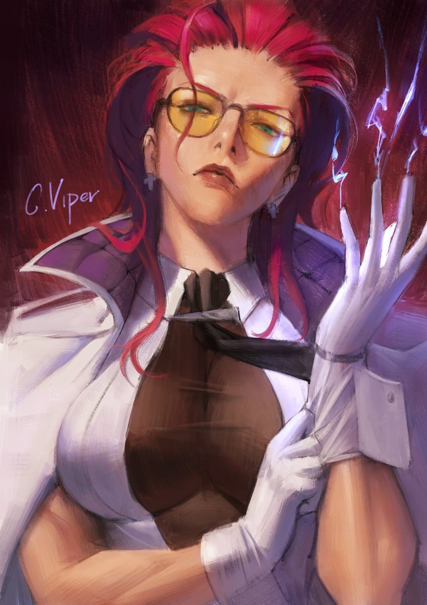 crimson viper (street fighter and 1 more) drawn by phamoz