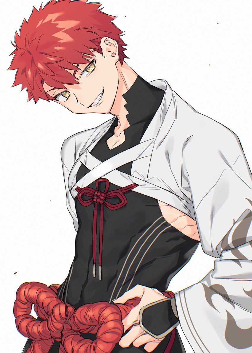emiya shirou and senji muramasa (fate and 1 more) drawn by htkym_1003