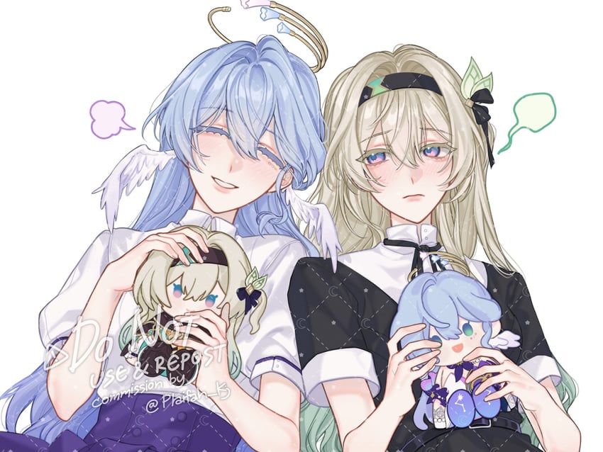 firefly and robin (honkai and 1 more) drawn by fumimi_04168