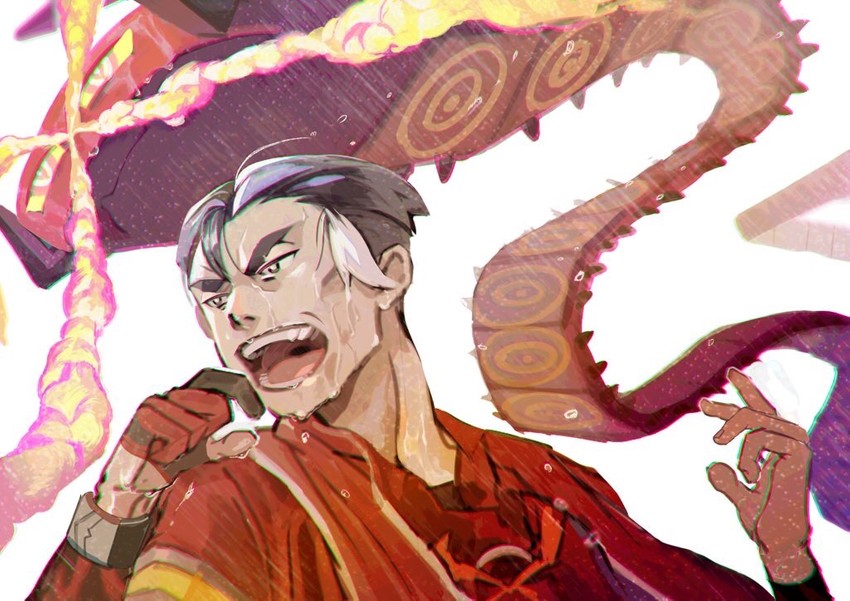 kabu, centiskorch, and gigantamax centiskorch (pokemon and 1 more) drawn by yu_(mekeneko1998)