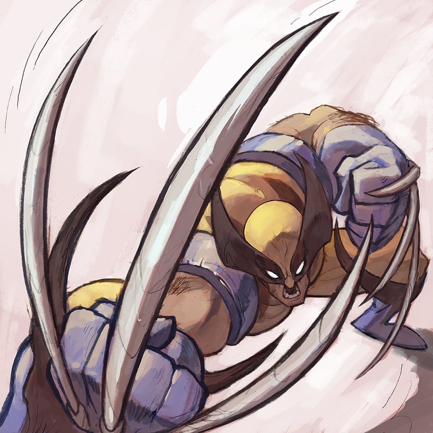 wolverine (marvel and 1 more) drawn by garrett_hanna